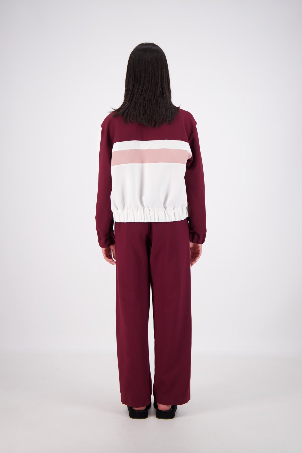 Cassis Funnel Neck Jacket Plum/Pink