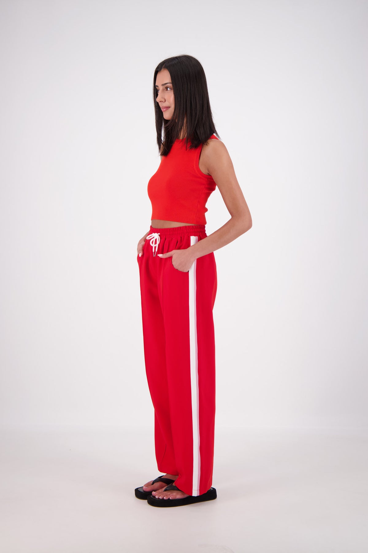 Cassis Trouser Red