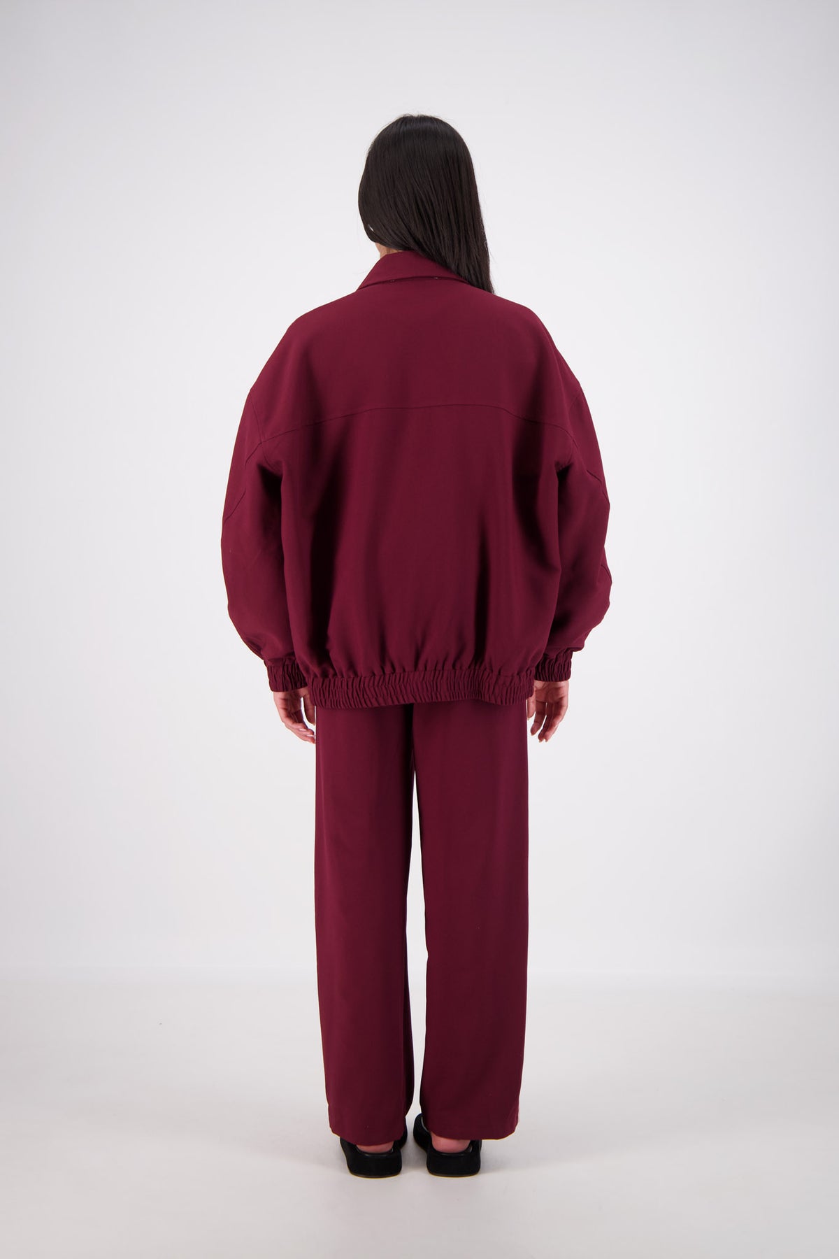 Ischia Bomber Jacket Plum