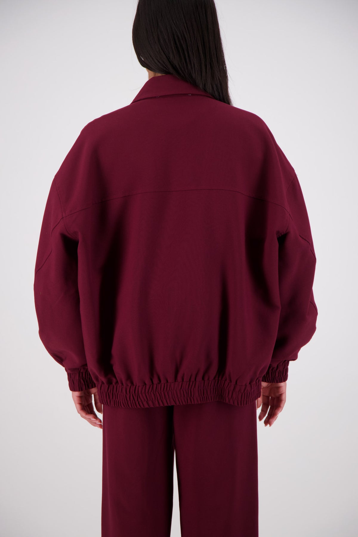 Ischia Bomber Jacket Plum