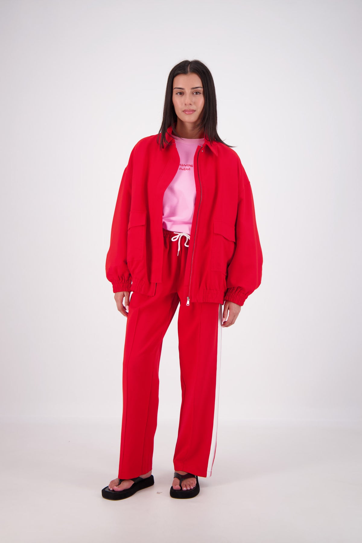 Ischia Bomber Jacket Red