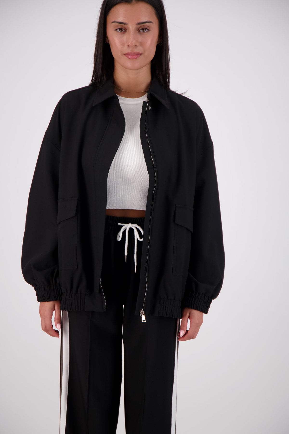Ischia Bomber Jacket Black
