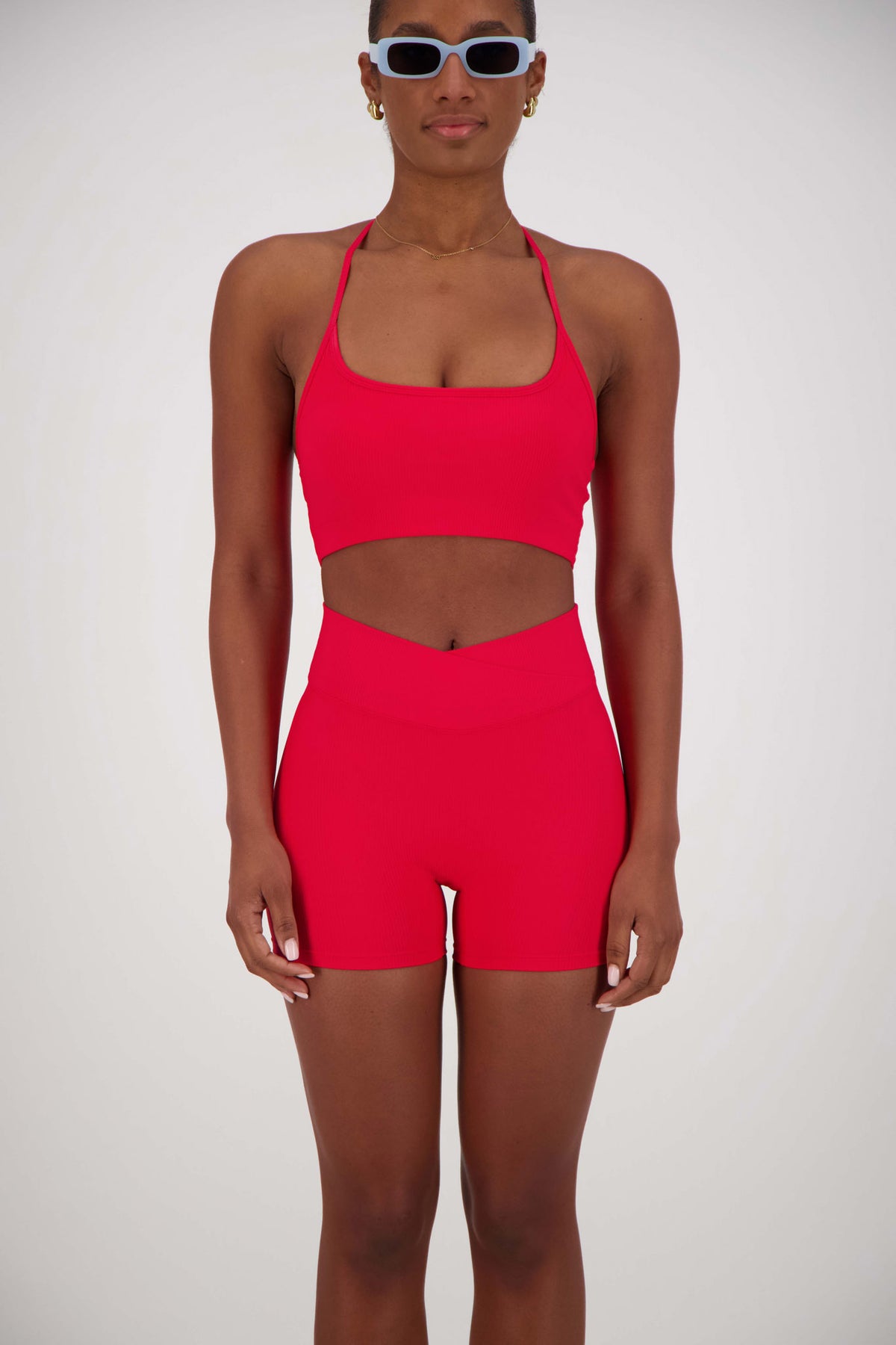 Joan Crop Top Red