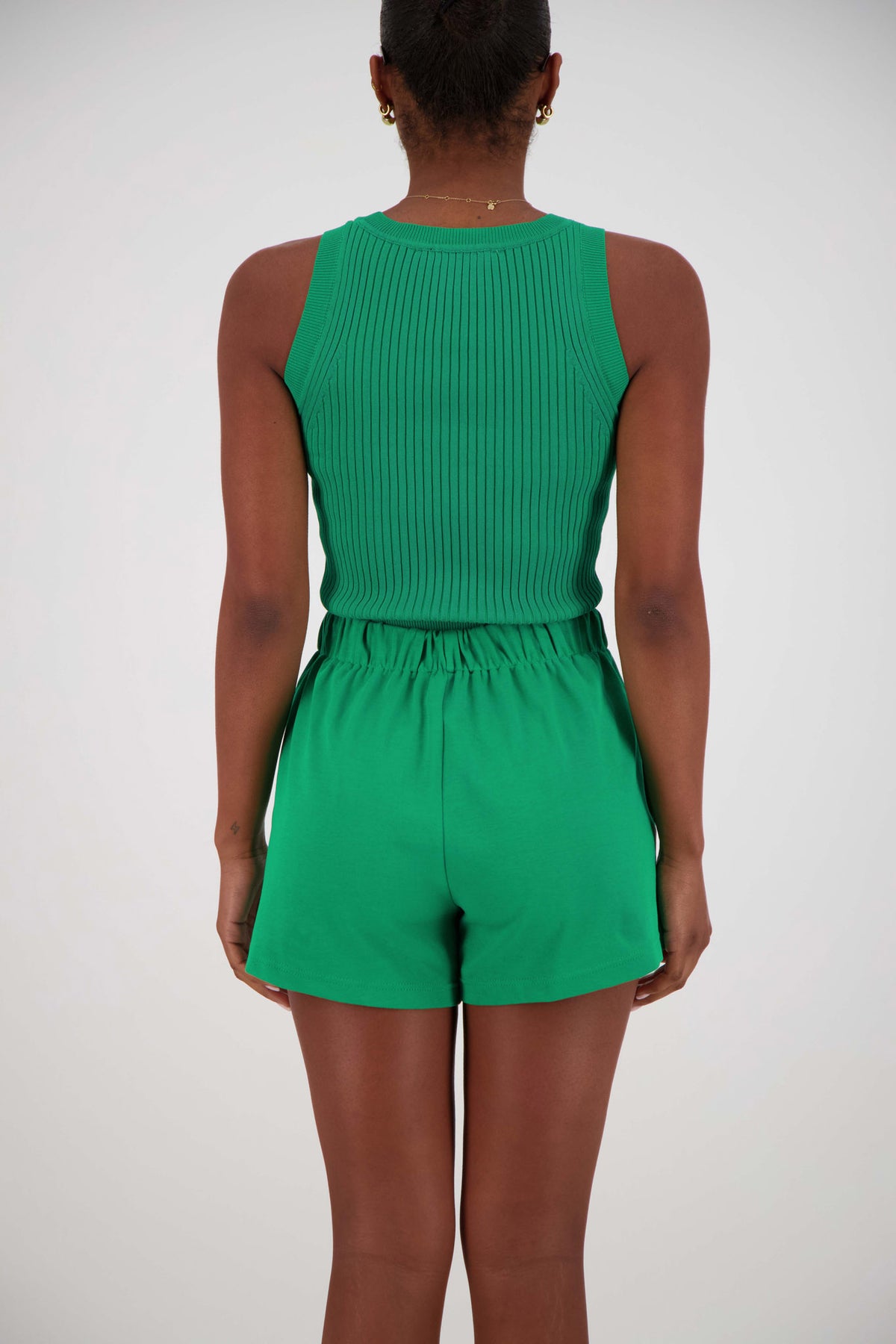 Palma Knit Tank Green