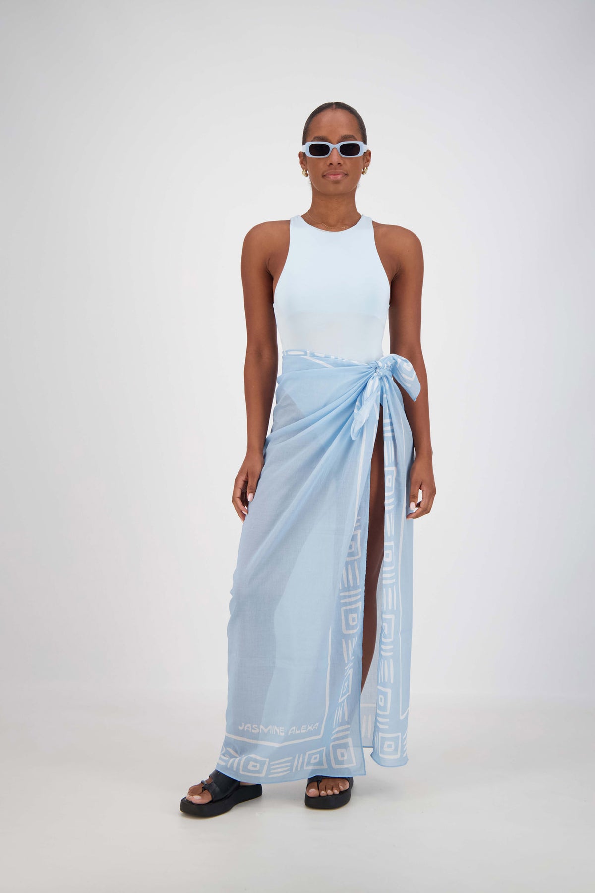 Rosetta Sarong Powder Blue