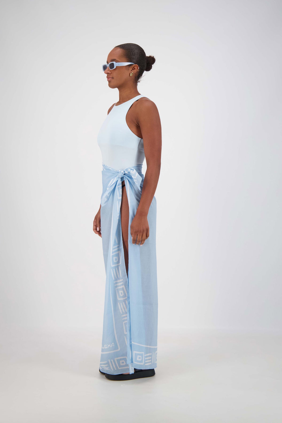 Rosetta Sarong Powder Blue