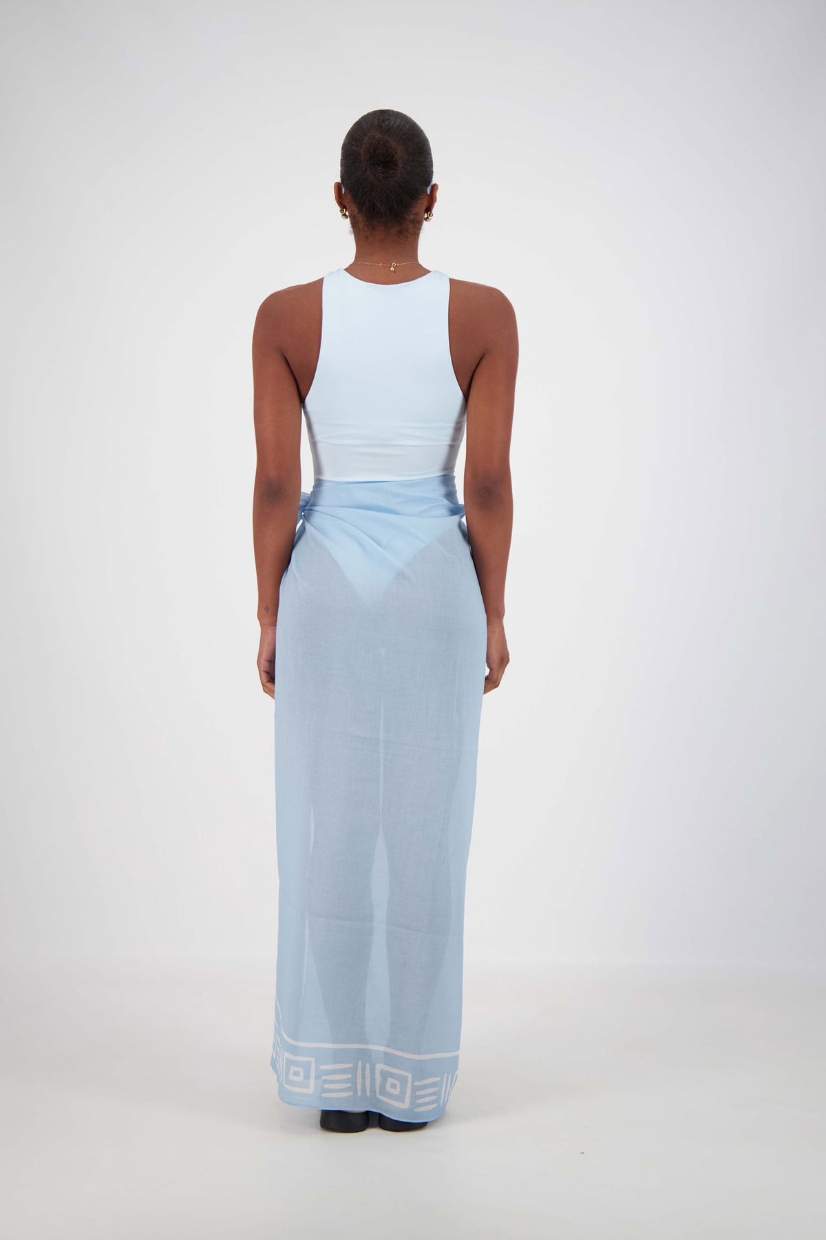 Rosetta Sarong Powder Blue