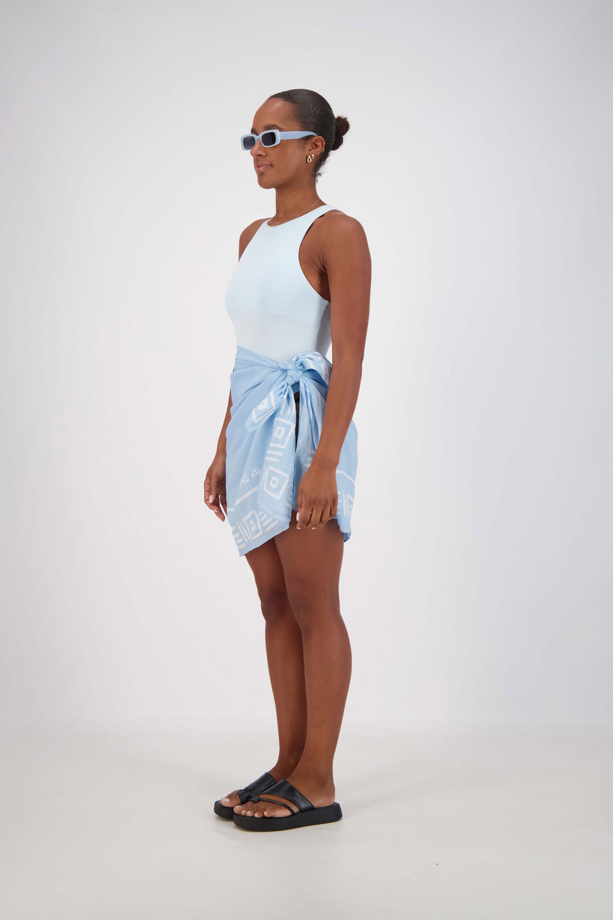 Rosetta Sarong Powder Blue