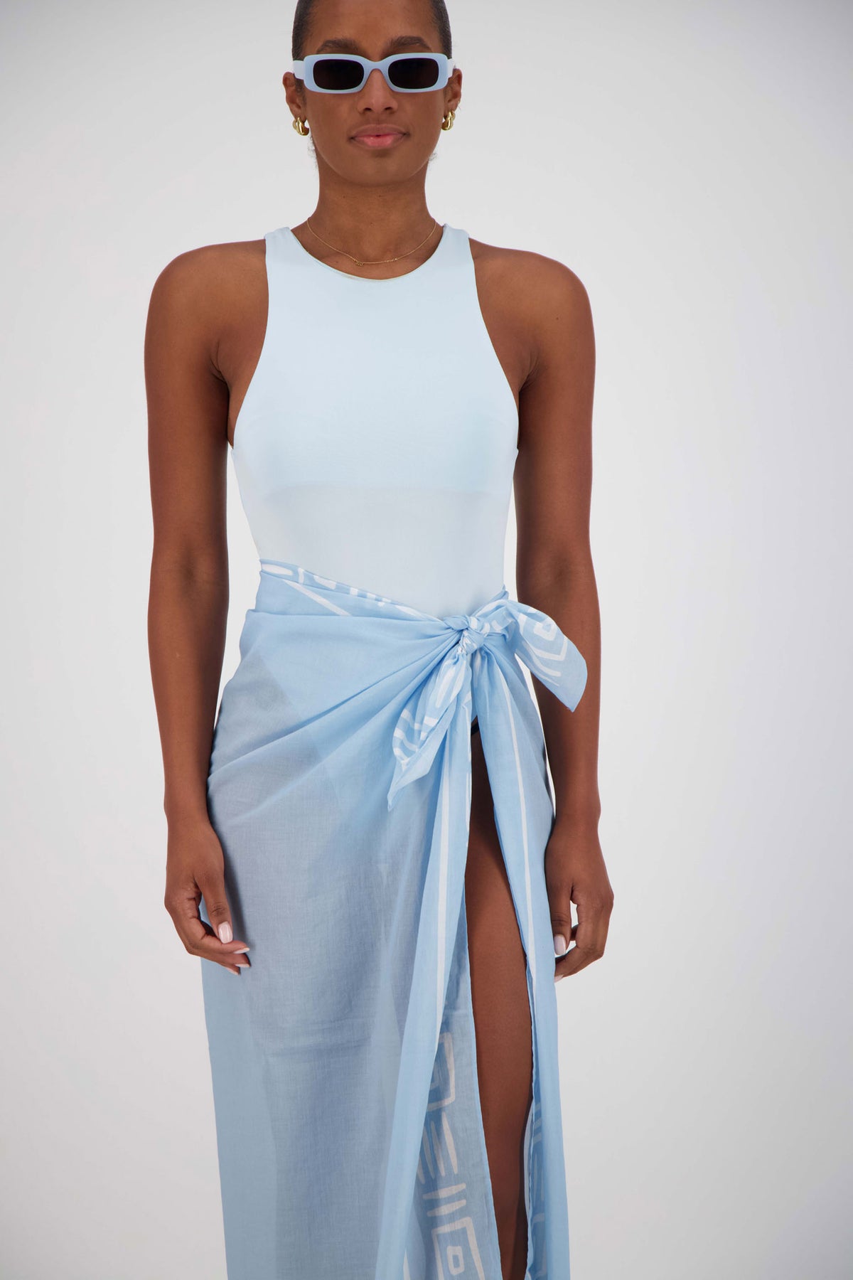 Rosetta Sarong Powder Blue