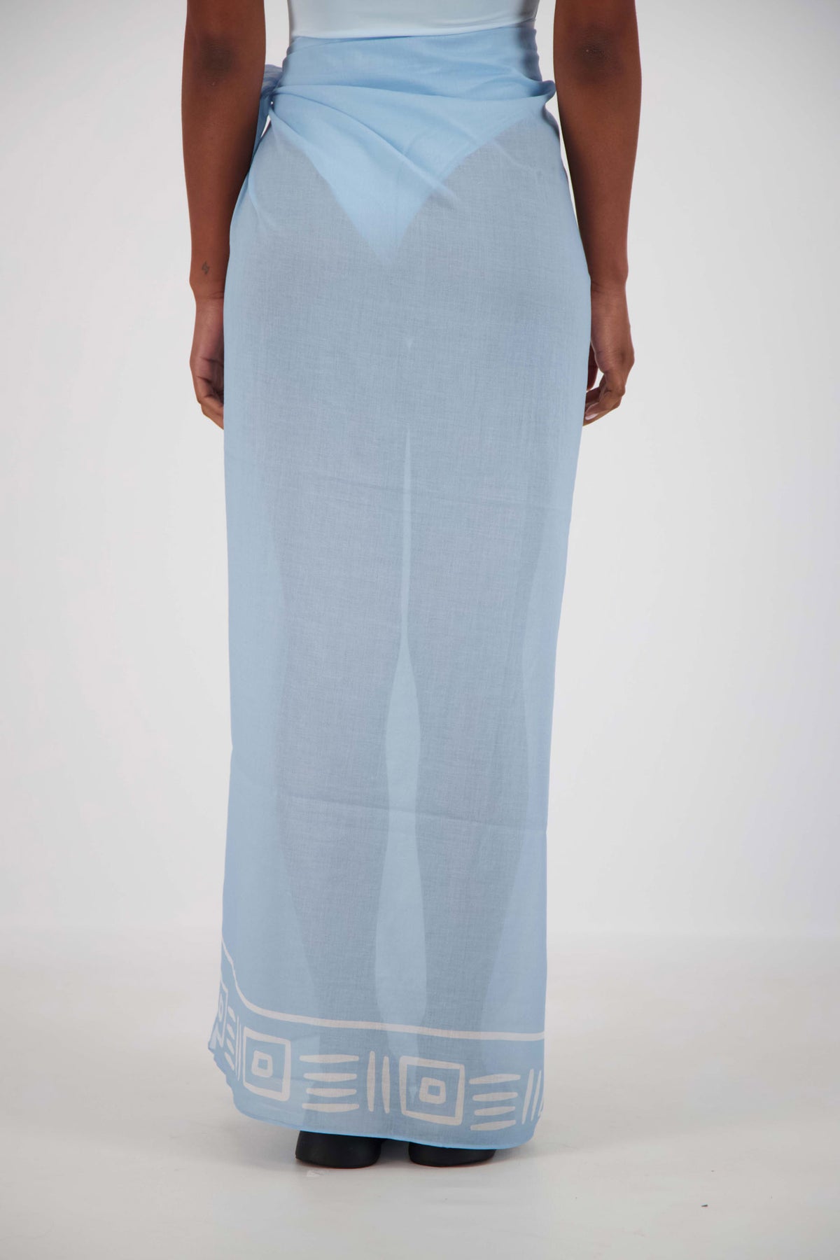 Rosetta Sarong Powder Blue