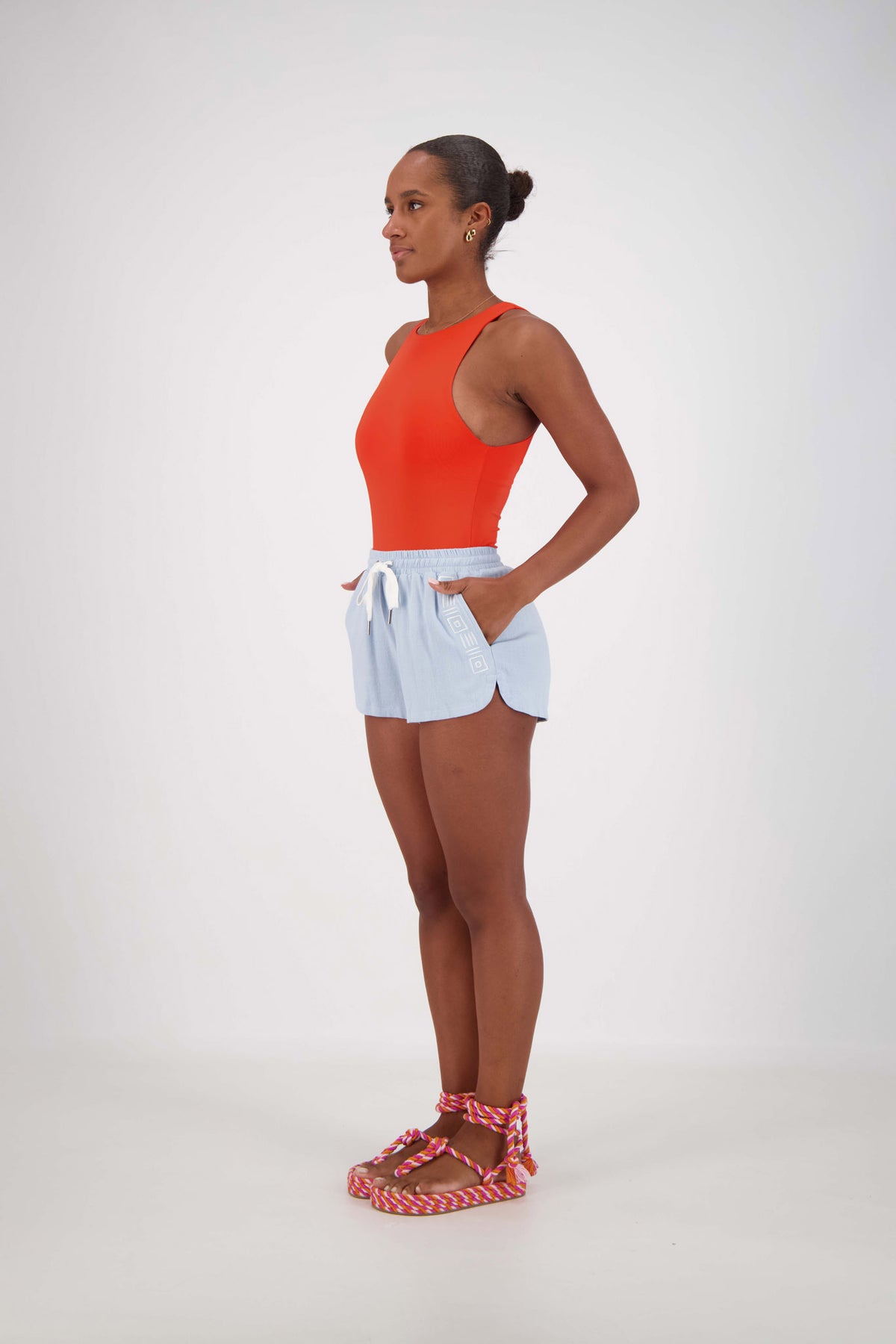 Rosetta Shorts Powder Blue