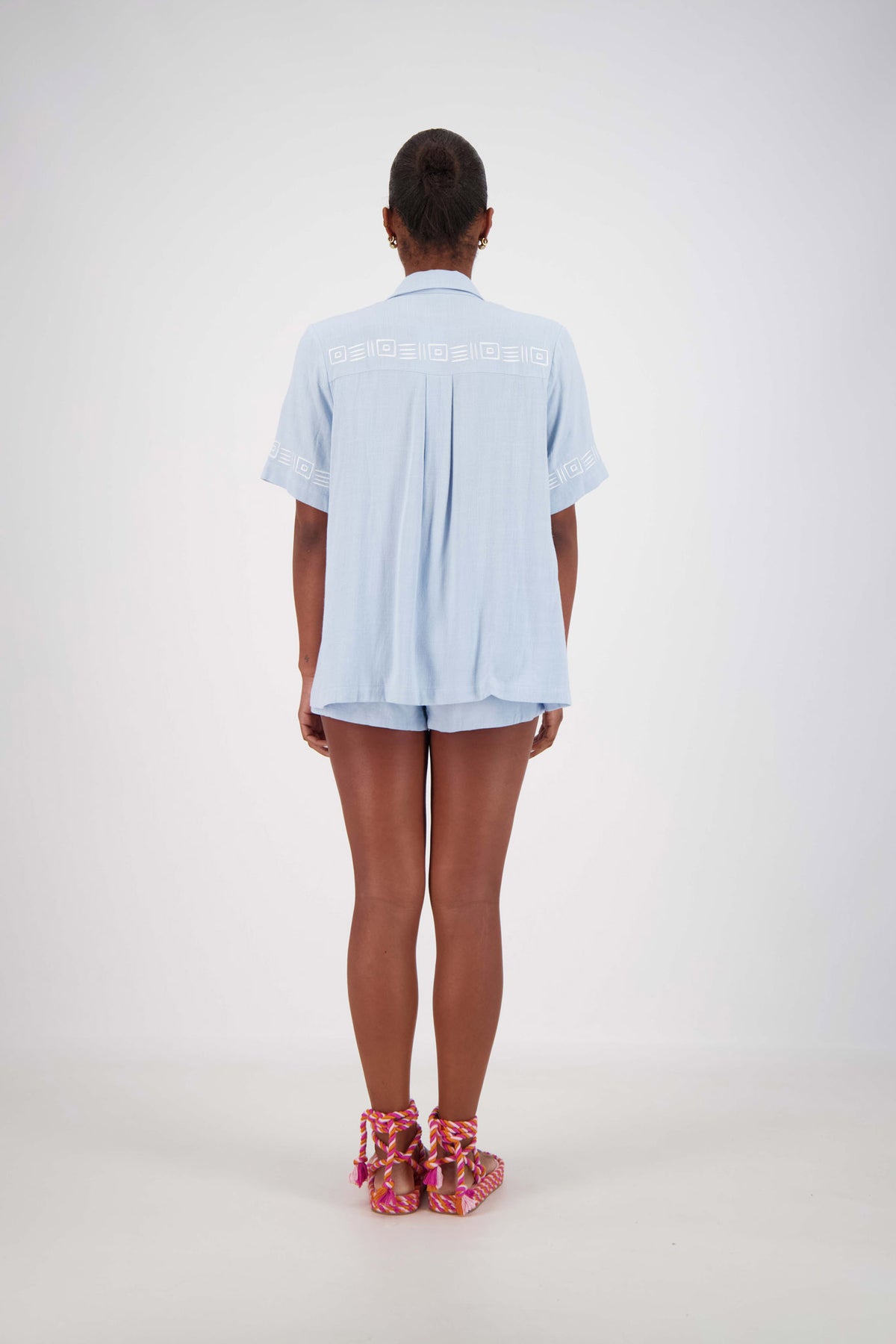 Rosetta Shirt Powder Blue