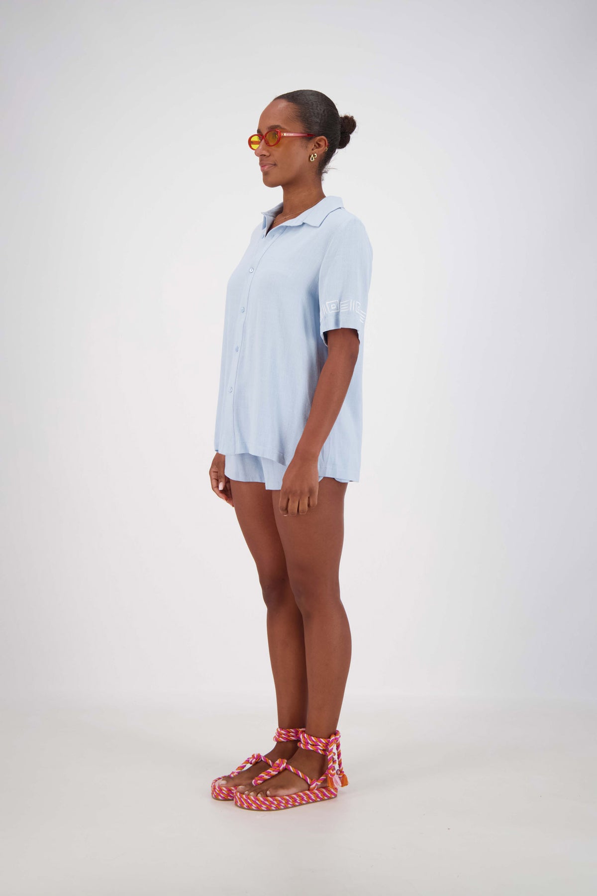 Rosetta Shirt Powder Blue