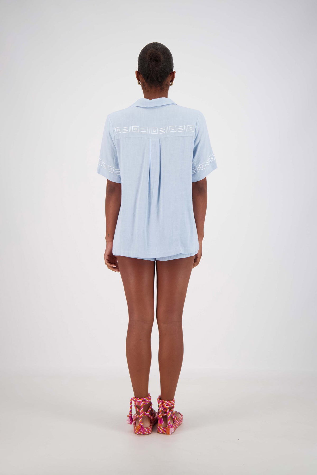 Rosetta Shirt Powder Blue