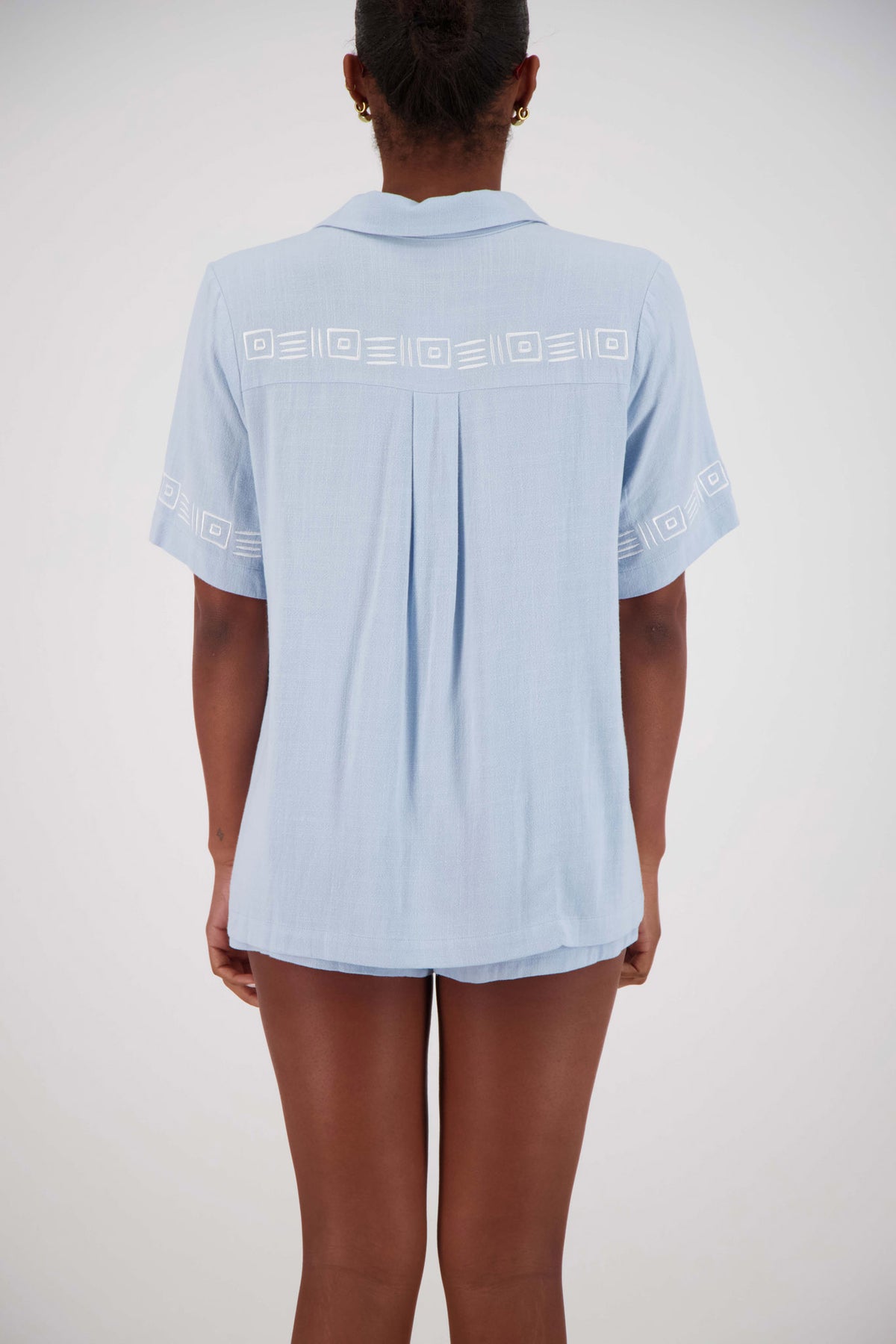 Rosetta Shirt Powder Blue