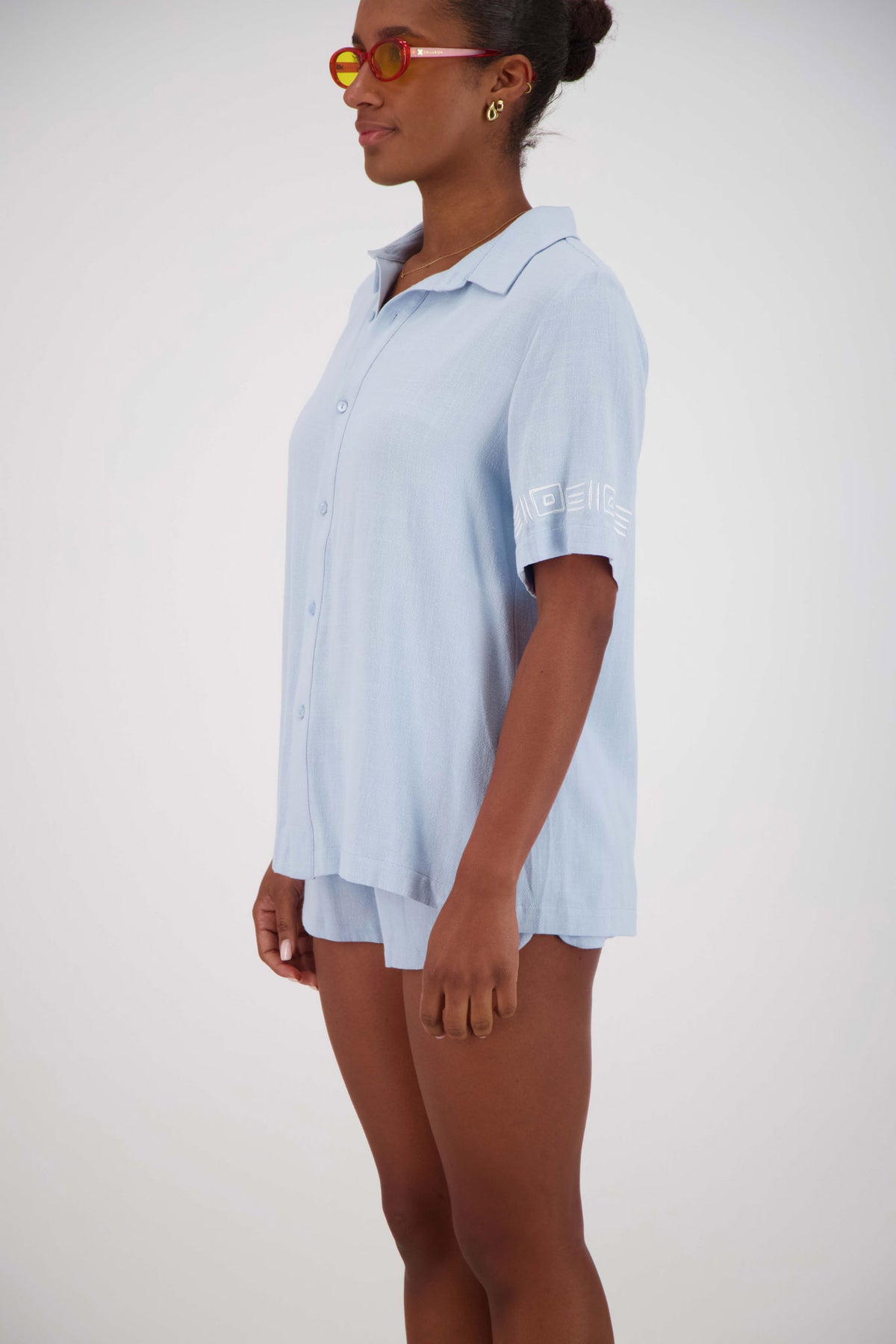 Rosetta Shirt Powder Blue