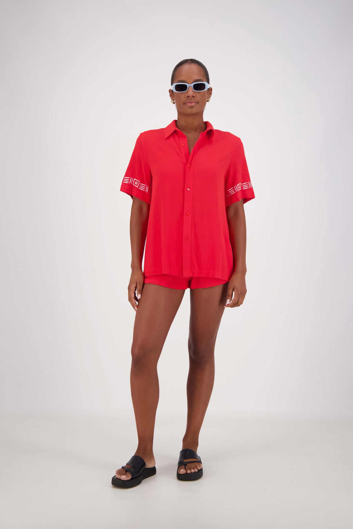 Rosetta Shirt Red