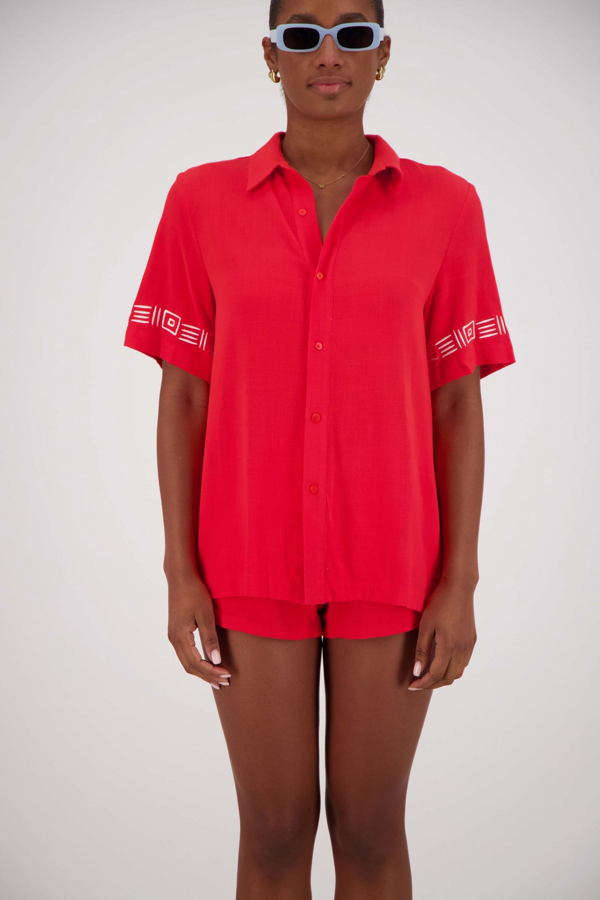 Rosetta Shirt Red