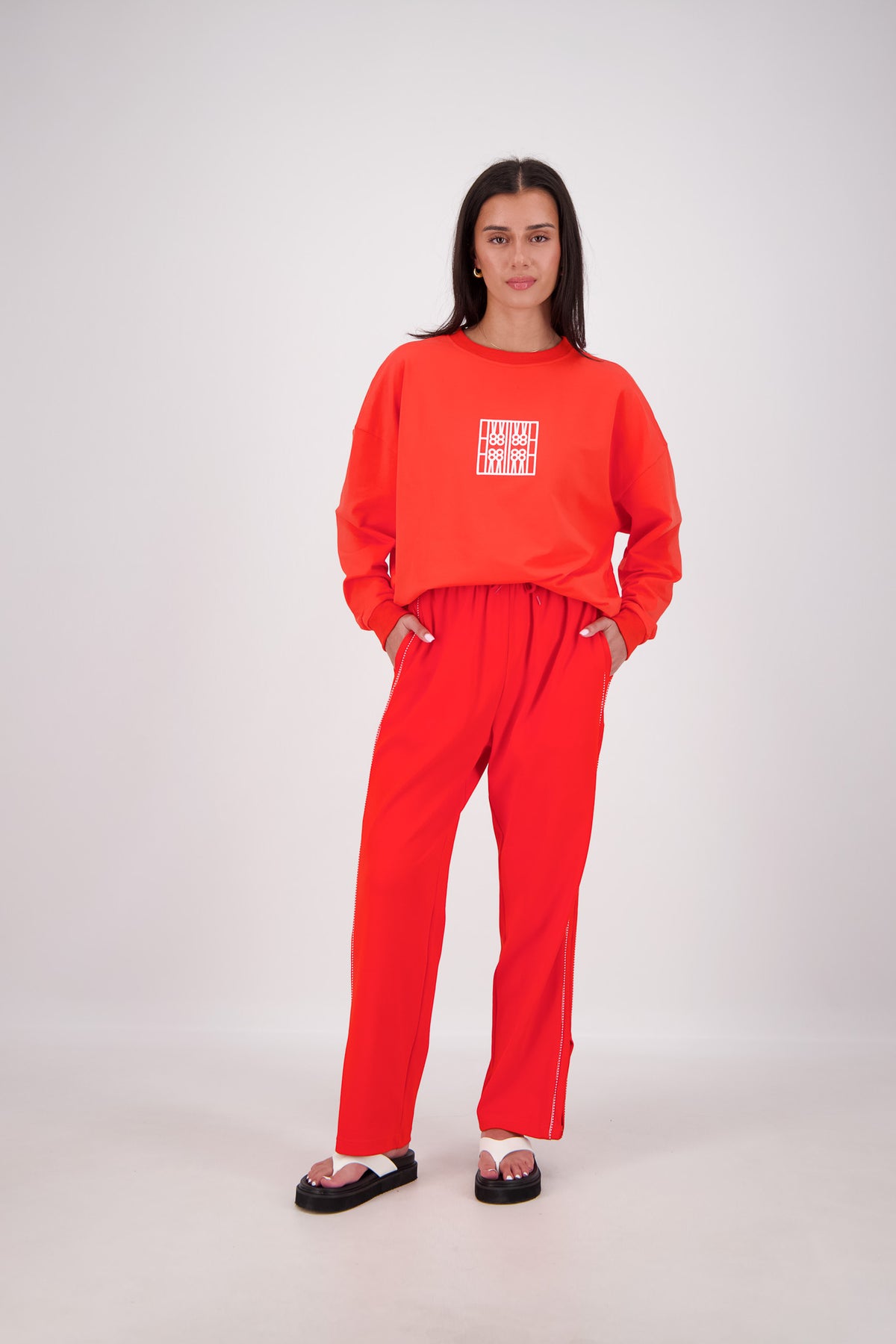 Back Home Sweatshirt Coral