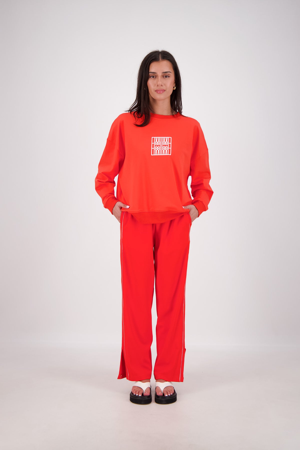 Back Home Sweatshirt Coral