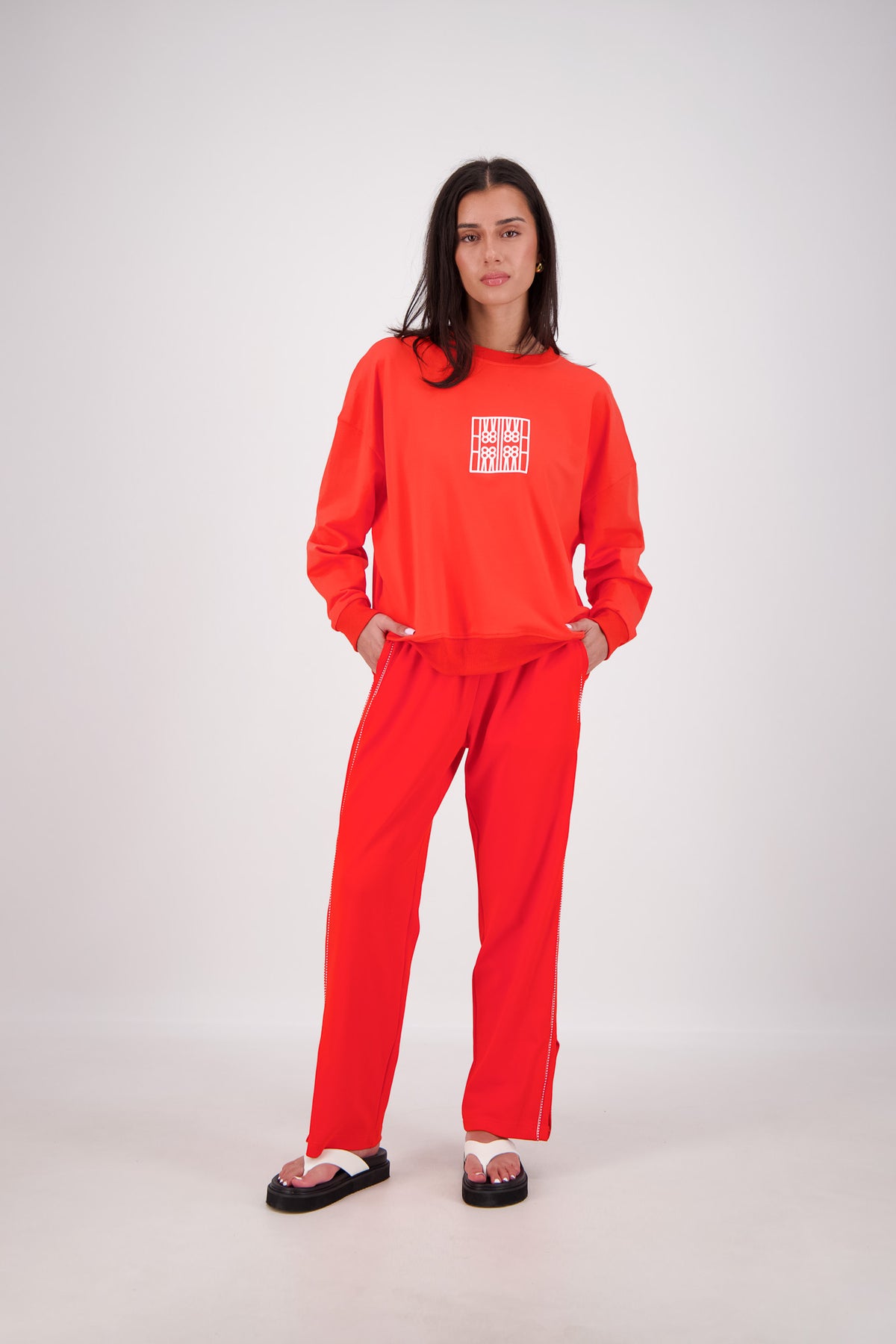 Back Home Sweatshirt Coral
