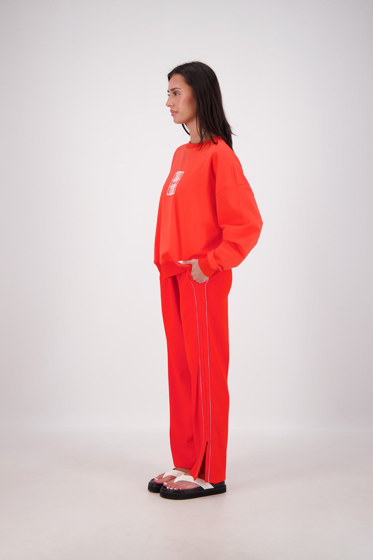 Back Home Sweatshirt Coral
