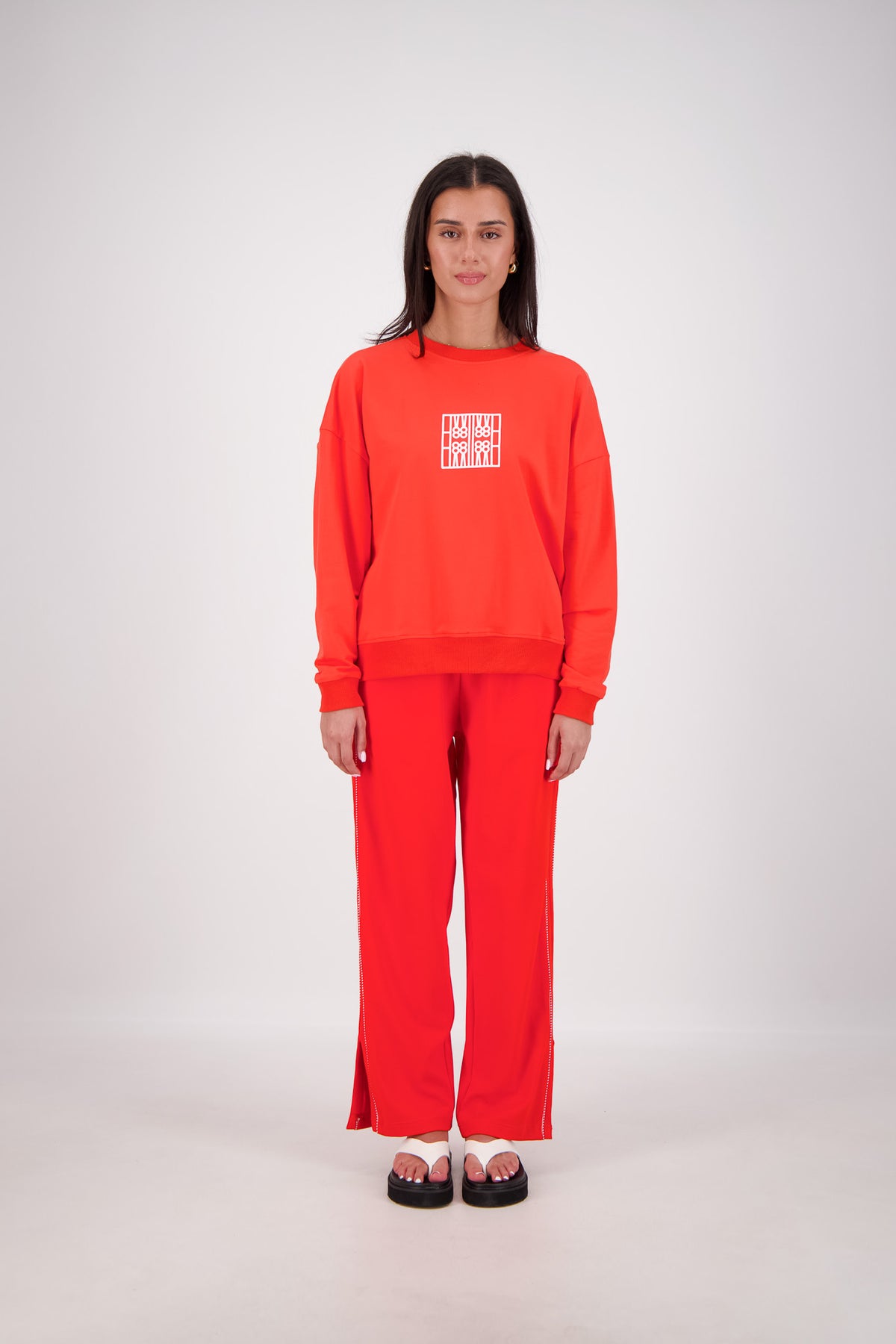 Back Home Sweatshirt Coral