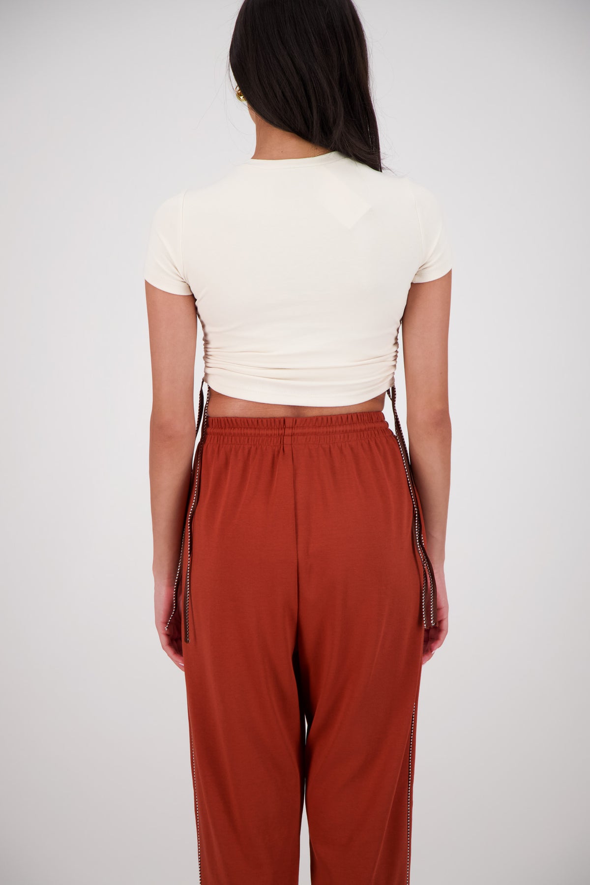 Playa Cropped Tshirt Oatmeal