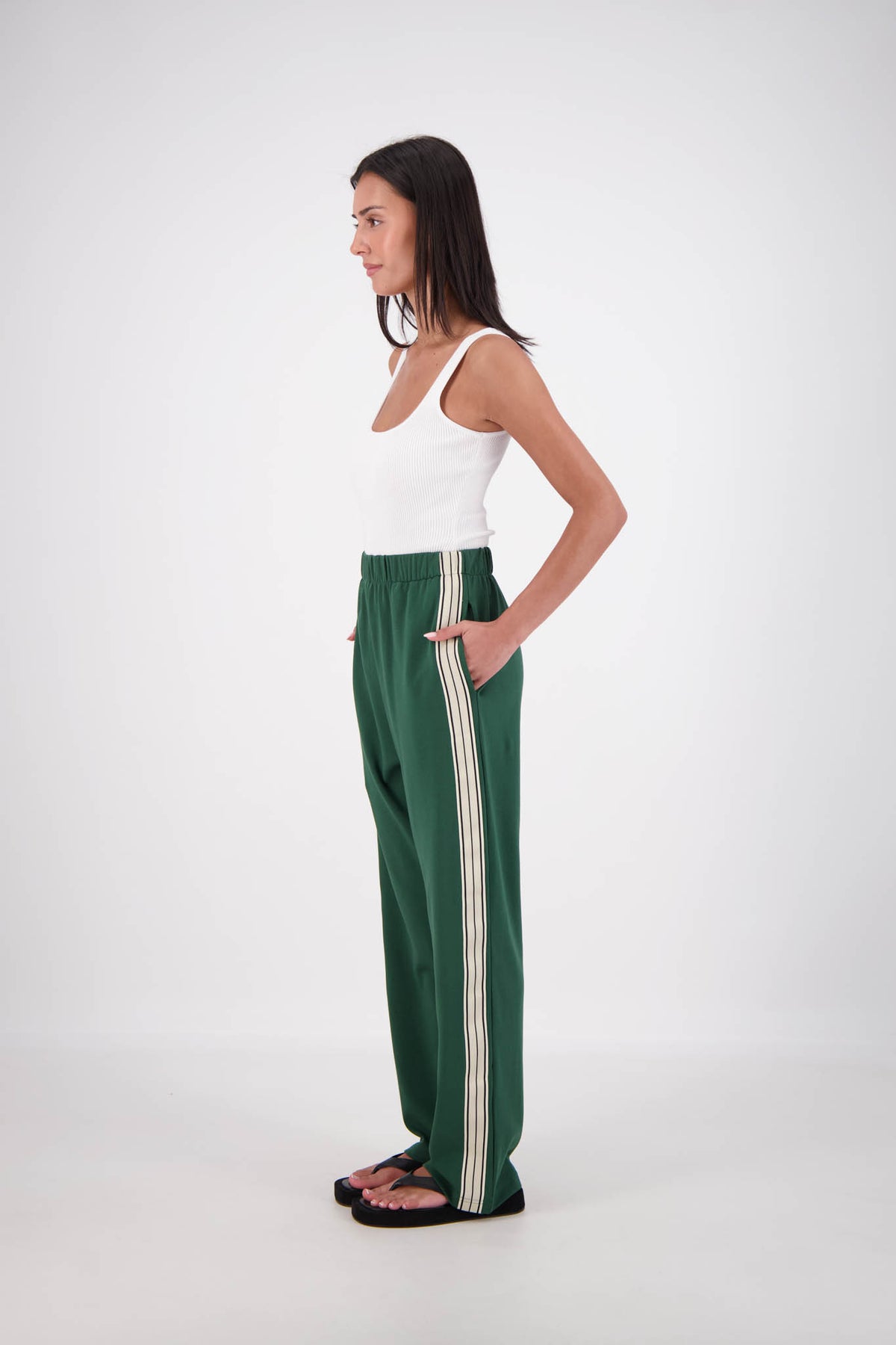 Panarea Trackpant Forest Green