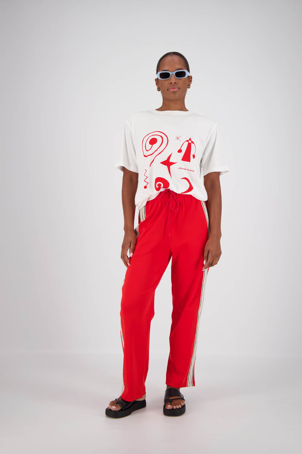 Panarea Trackpant Red