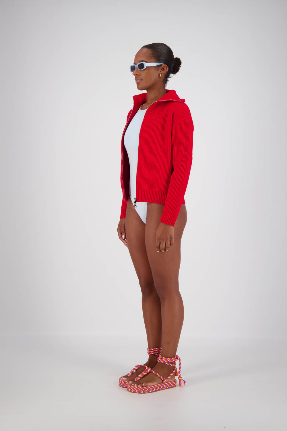 Atrani Cardigan Red